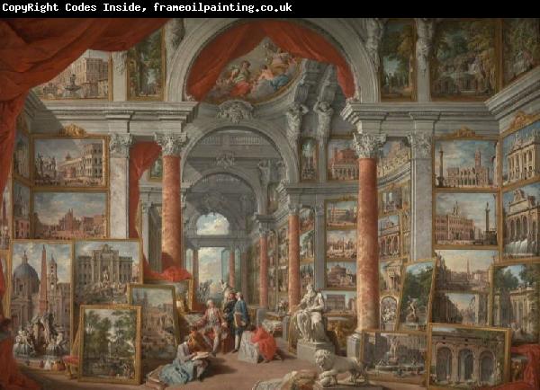 Giovanni Paolo Pannini Picture Gallery with Views of Modern Rome